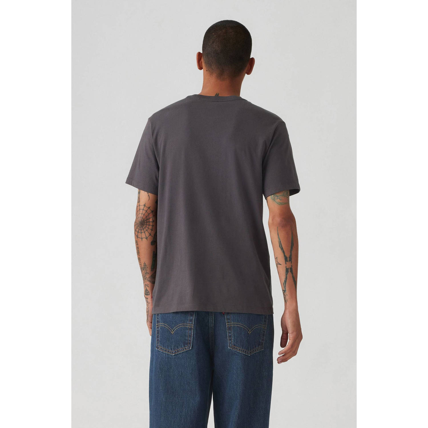 Levi's T-shirt antraciet