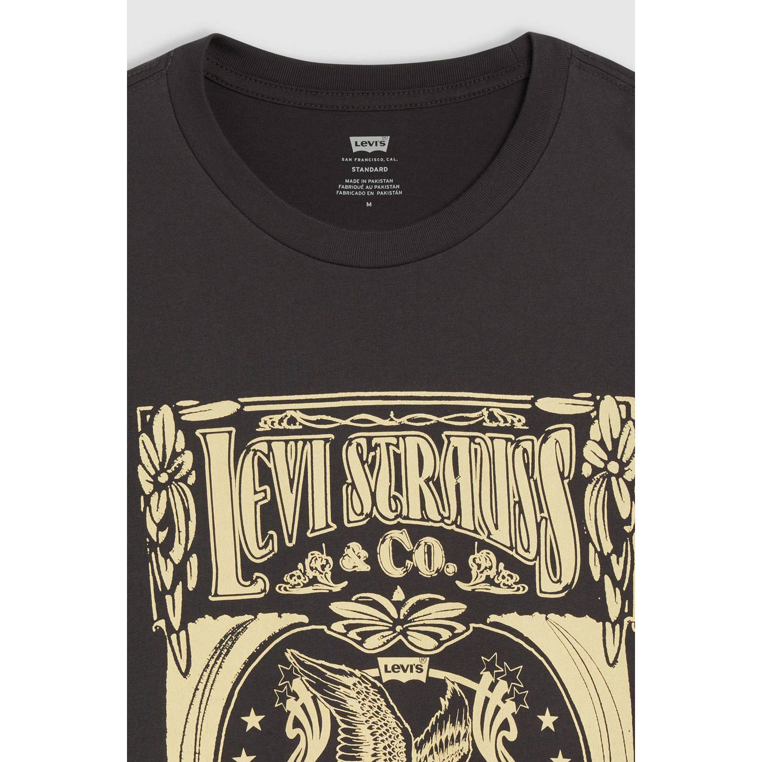 Levi's T-shirt antraciet
