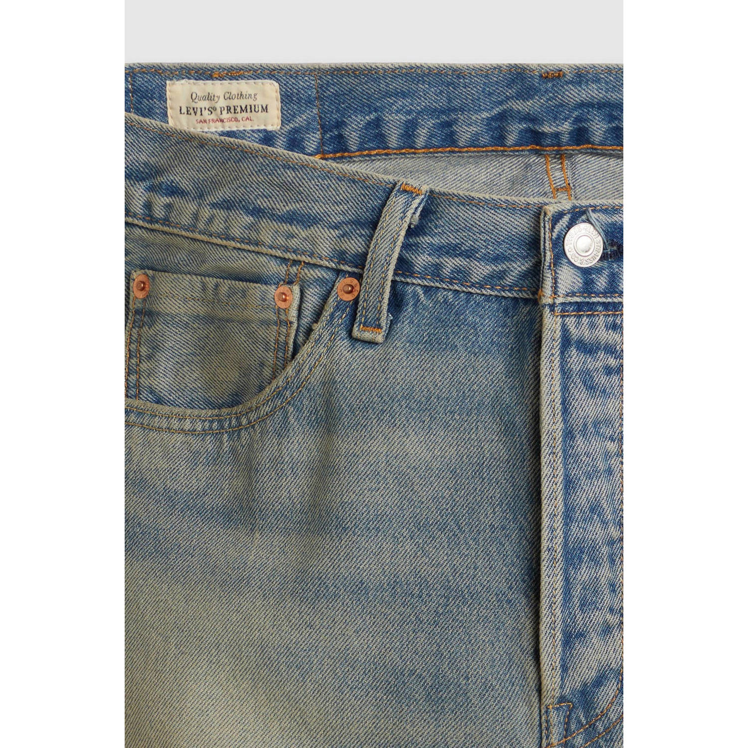 Levi's 501 straight leg jeans dirty work