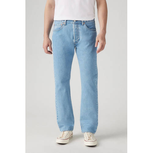 Levi's 501 straight leg jeans ferry building blue afbeelding