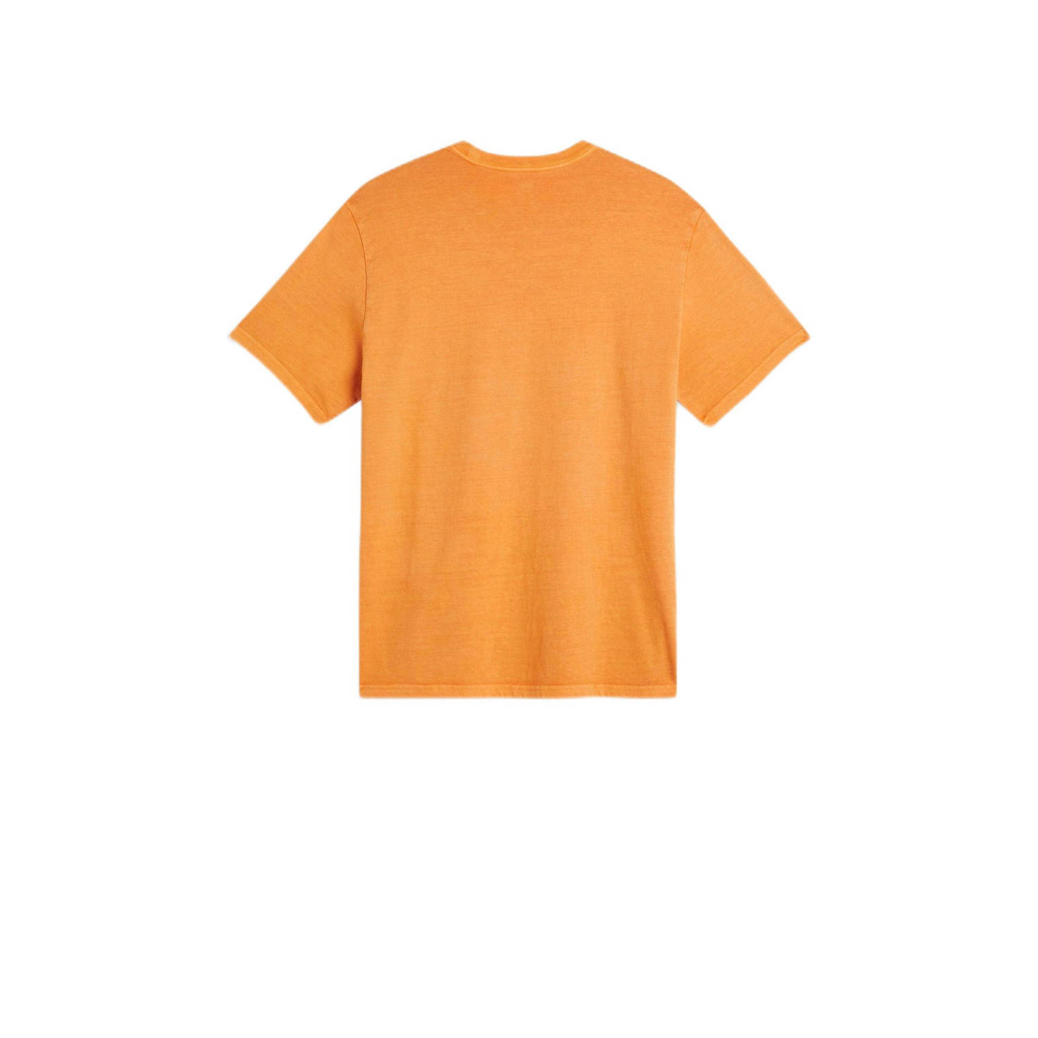 Levi's T-shirt met logo oranje