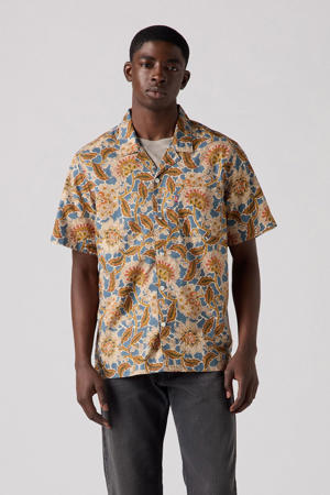 casual overhemd oranje
