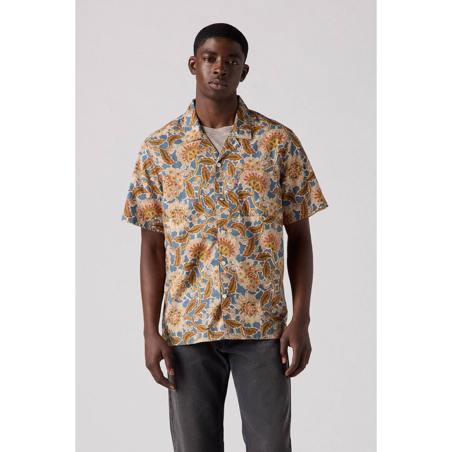 Levi's Relaxed fit vrijetijdsoverhemd met borstzak model 'THE SUNSET CAMP'