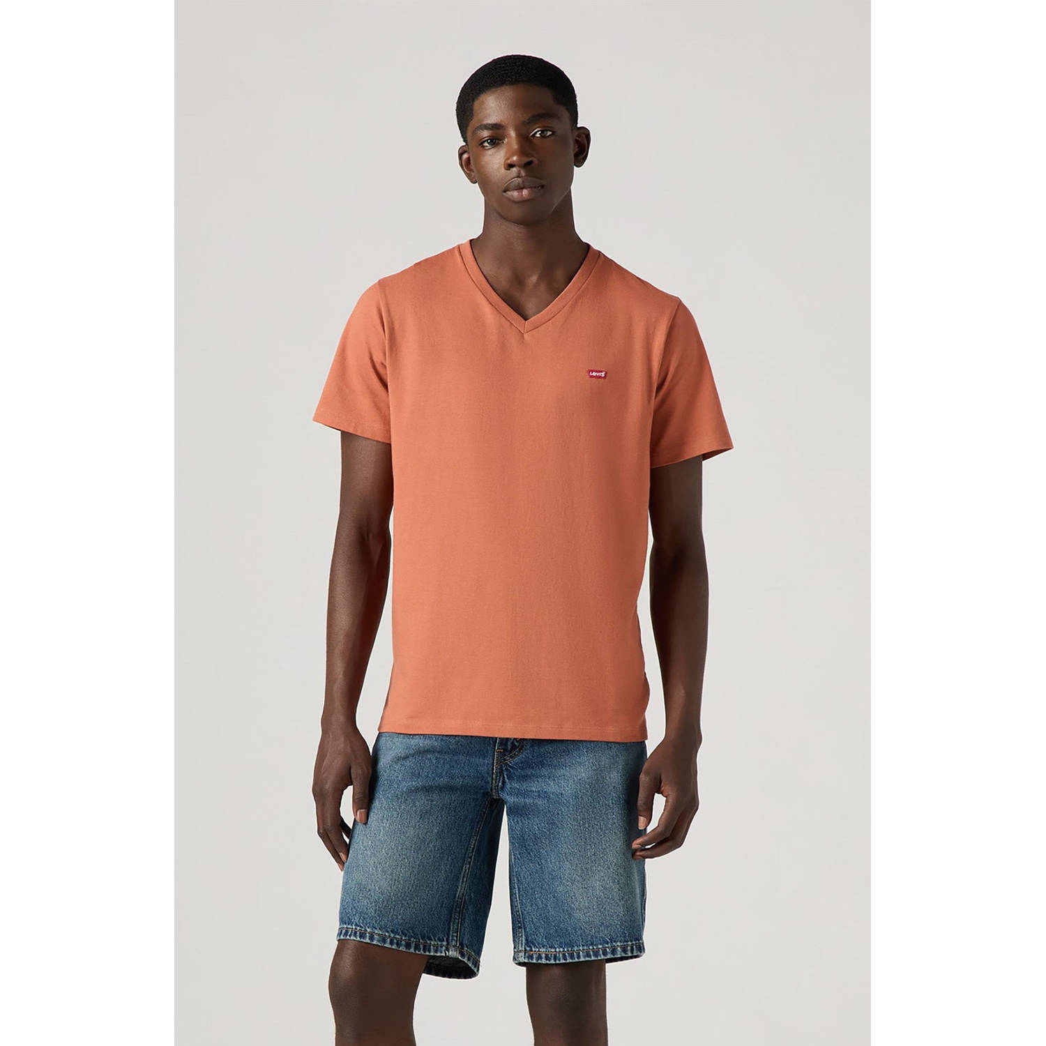 Levi's Shirt met V-hals LE ORIGINAL HM VNECK
