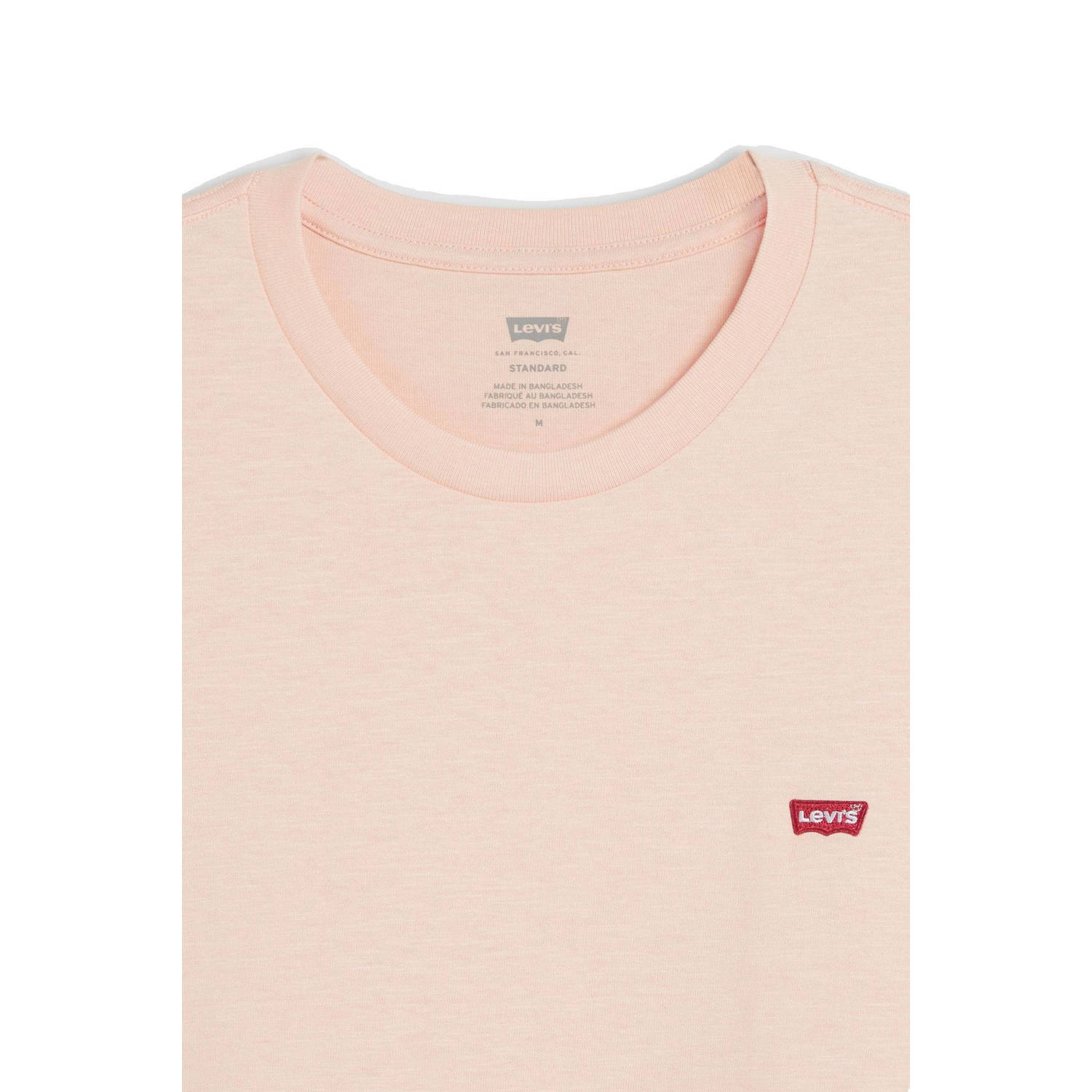 Levi's T-shirt lichtroze