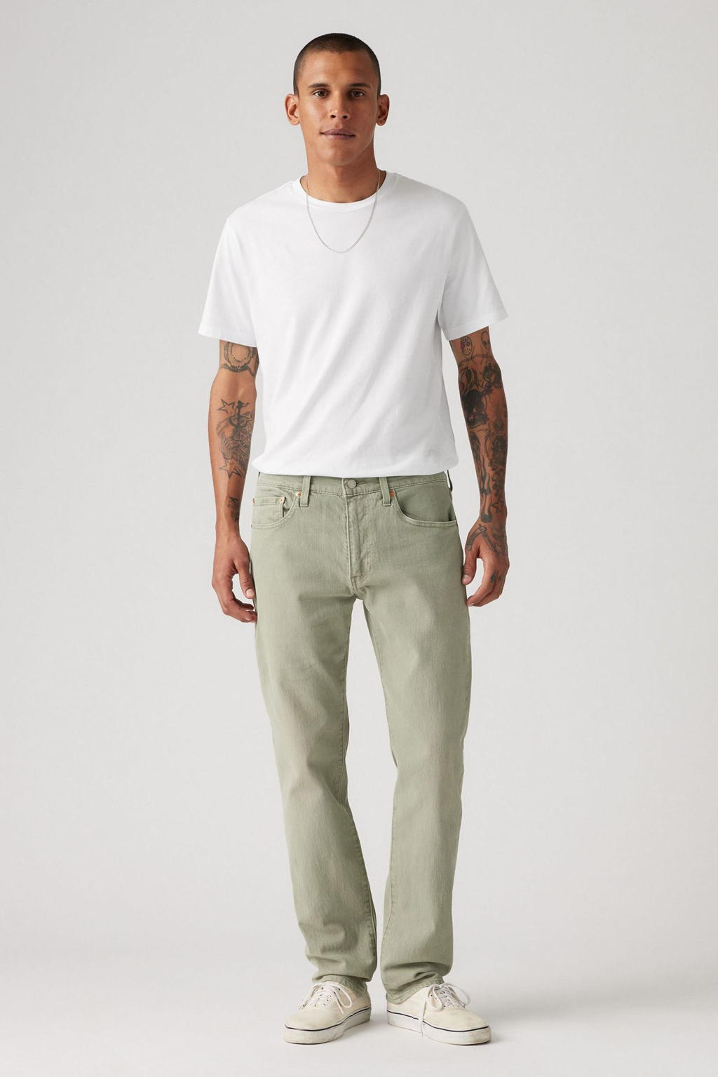 Levi's 502 tapered fit jeans forest lichen green