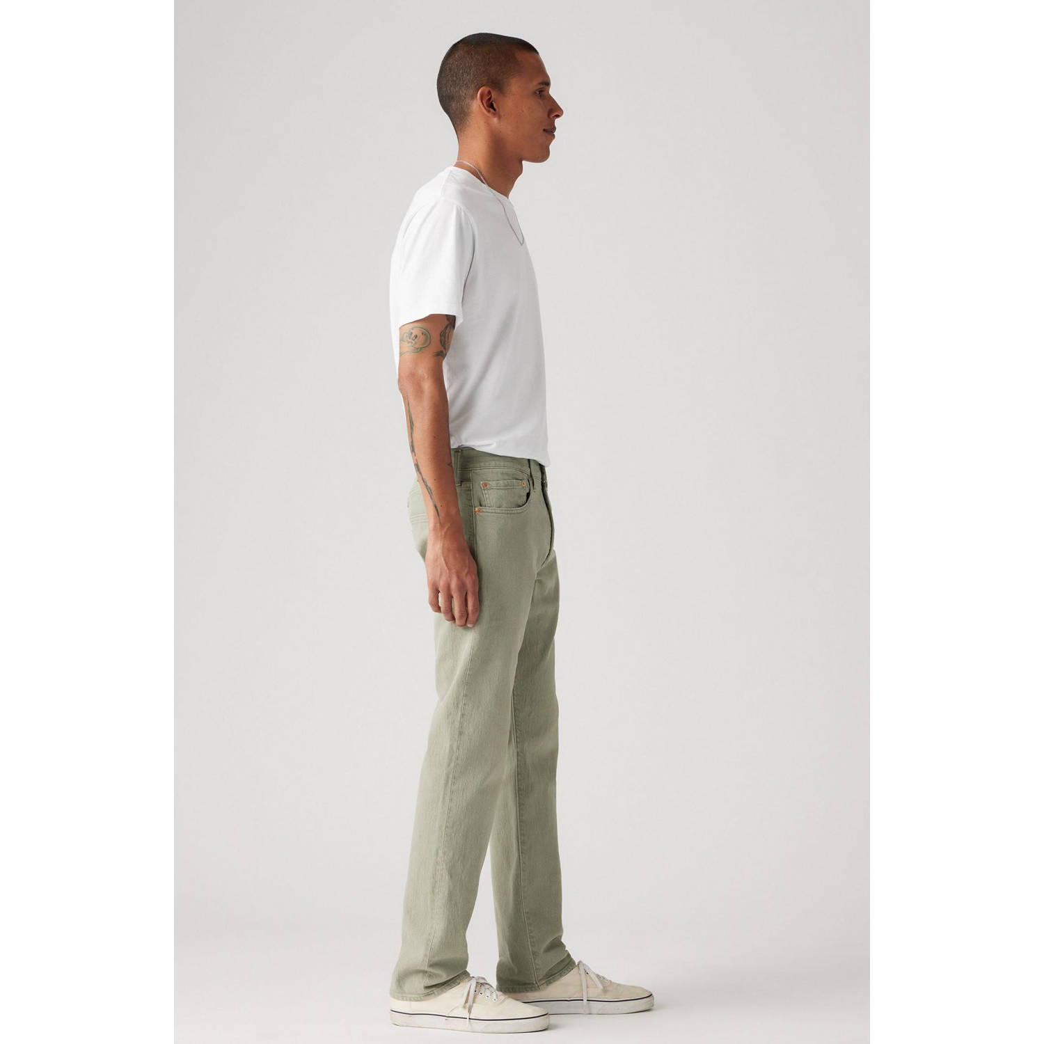 Levi's 502 tapered fit jeans forest lichen green