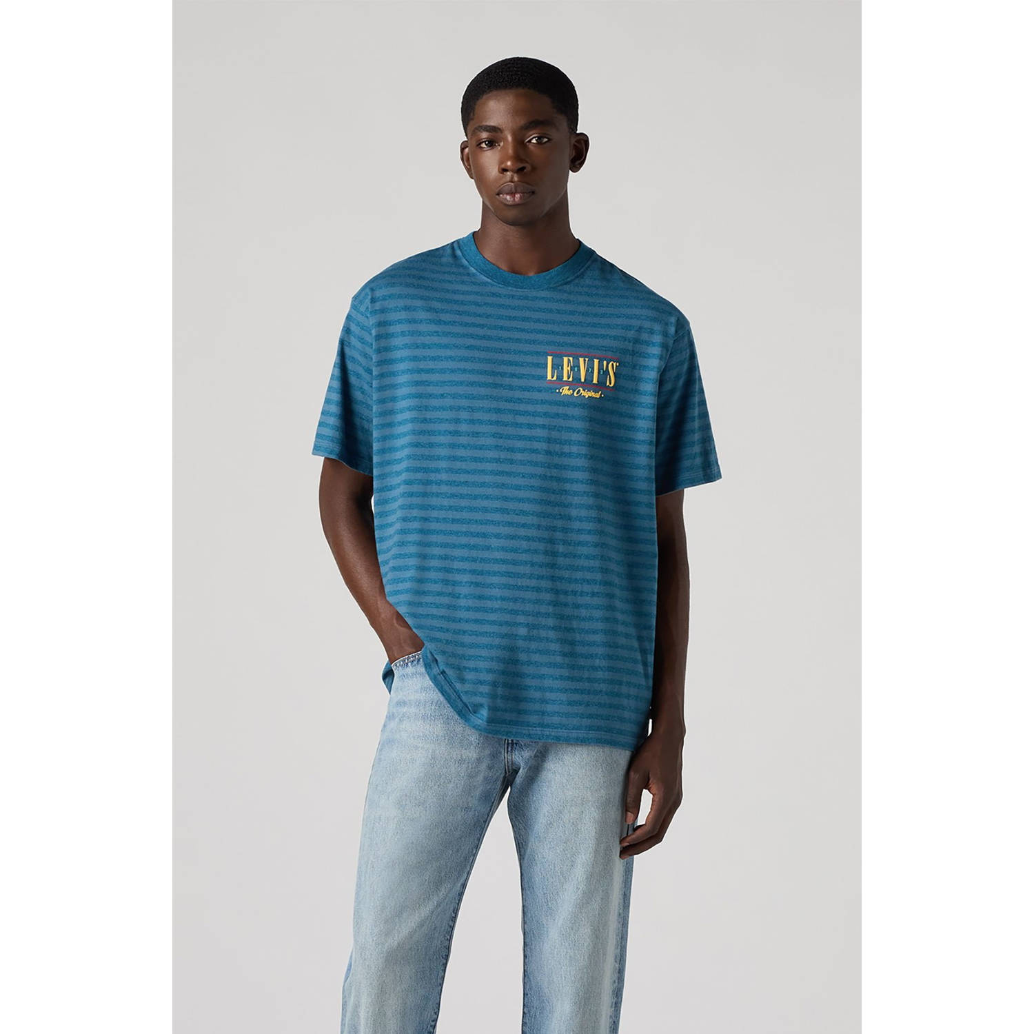 Levi's T-shirt blauw