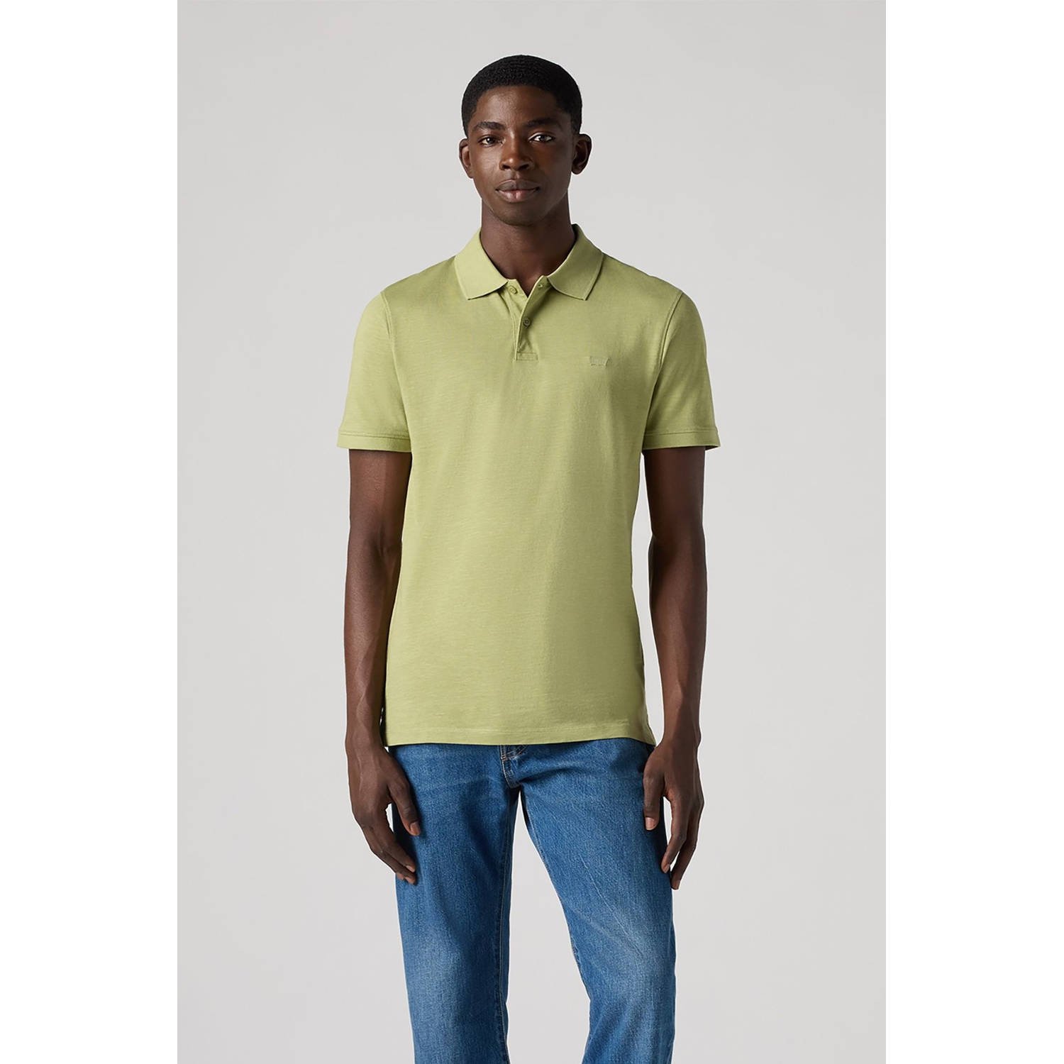 Levi's slim polo groen