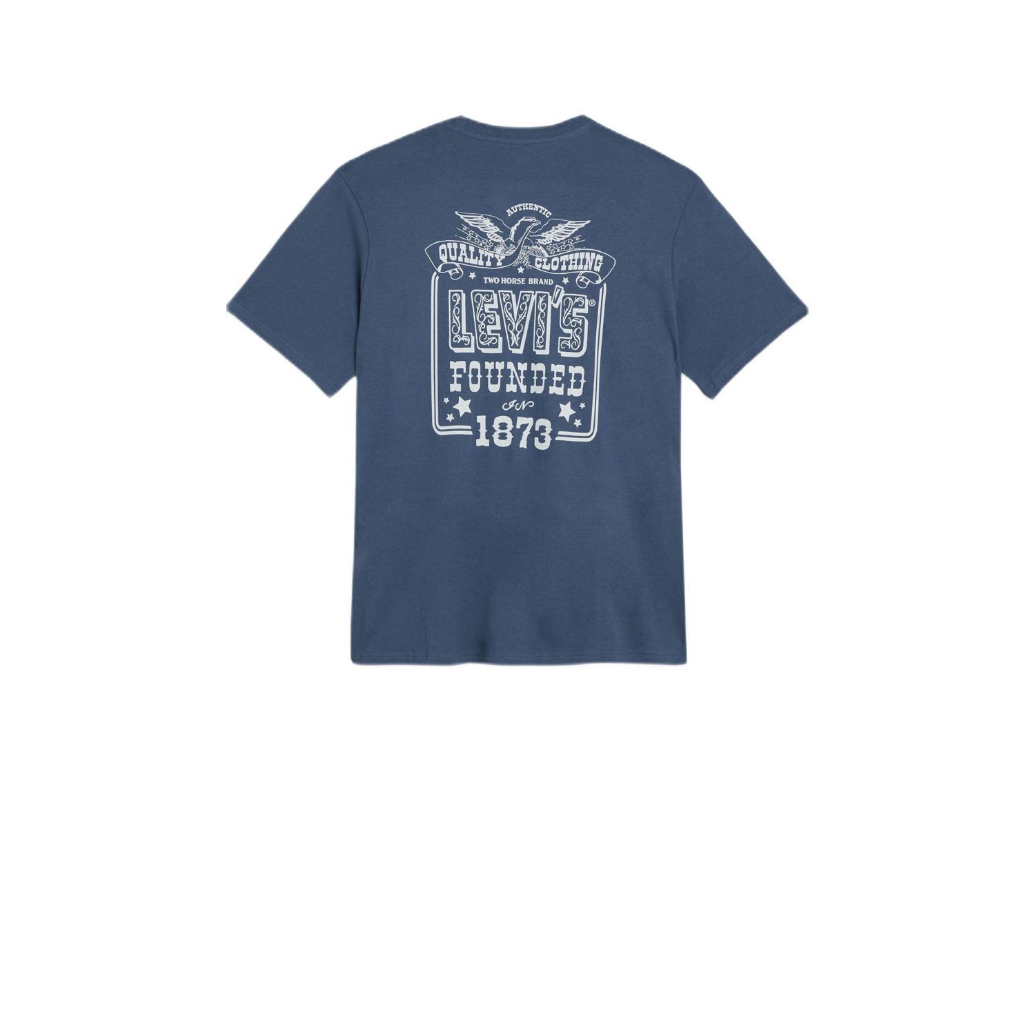 Levi's T-shirt blauw