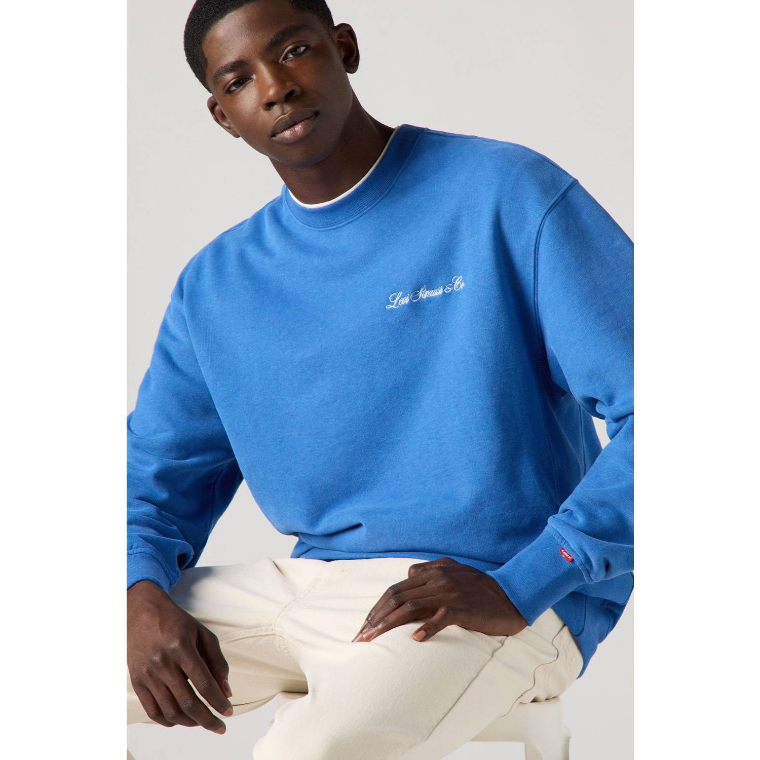 Levi's Sweatshirt met labelstitching