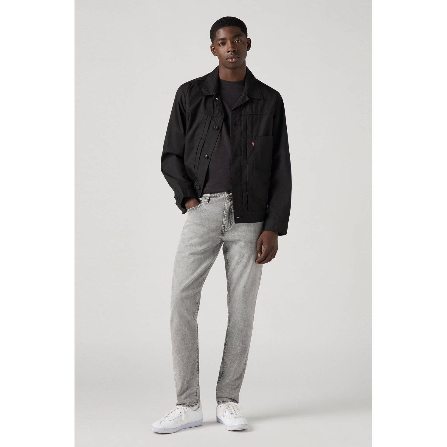 Levi's 512 tapered fit jeans grey denim