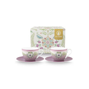kop en schotel Lily&Lotus (280 ml) (set van 2)