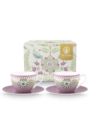 kop en schotel Lily&Lotus (280 ml) (set van 2)