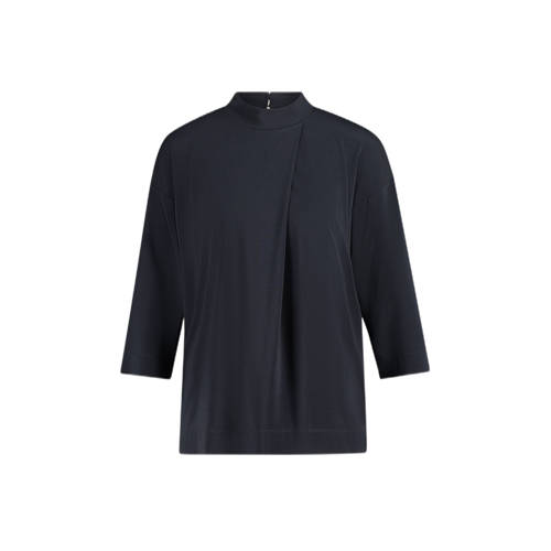 Claudia Sträter top donkerblauw afbeelding