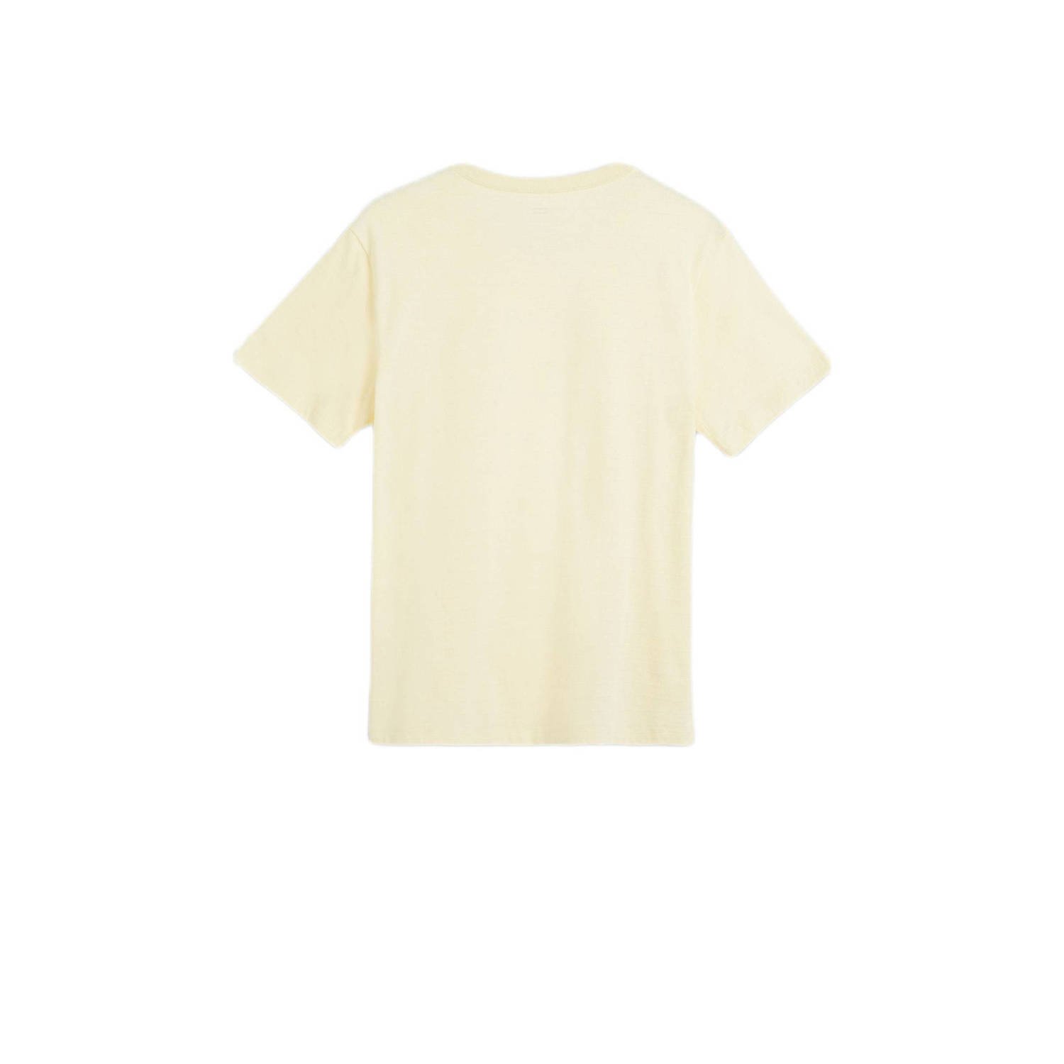 Levi's T-shirt lichtgeel