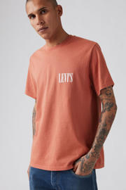thumbnail: Brique heren Levi's T-shirt van katoen met logo dessin, korte mouwen en ronde hals