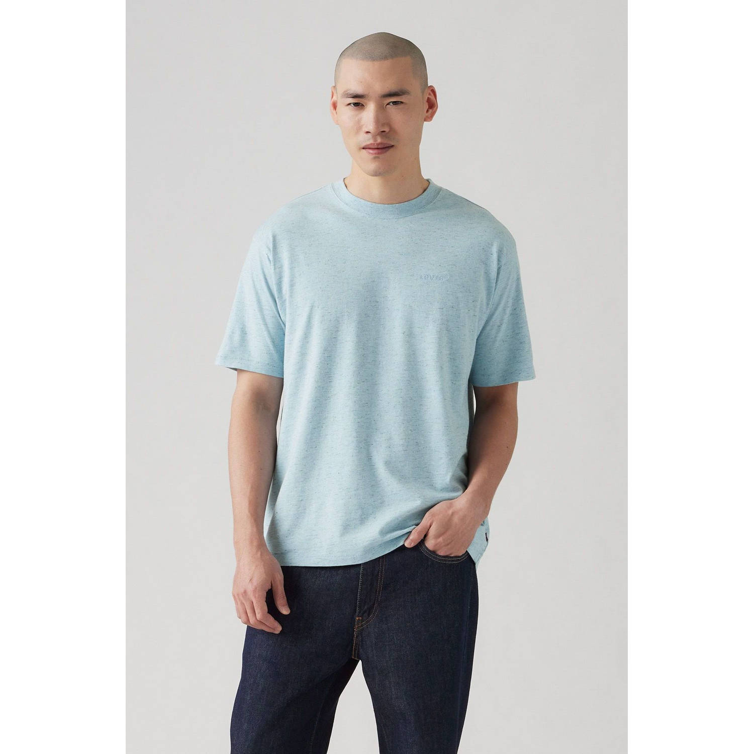 Levi's T-shirt met labelstitching model 'IGUAN'