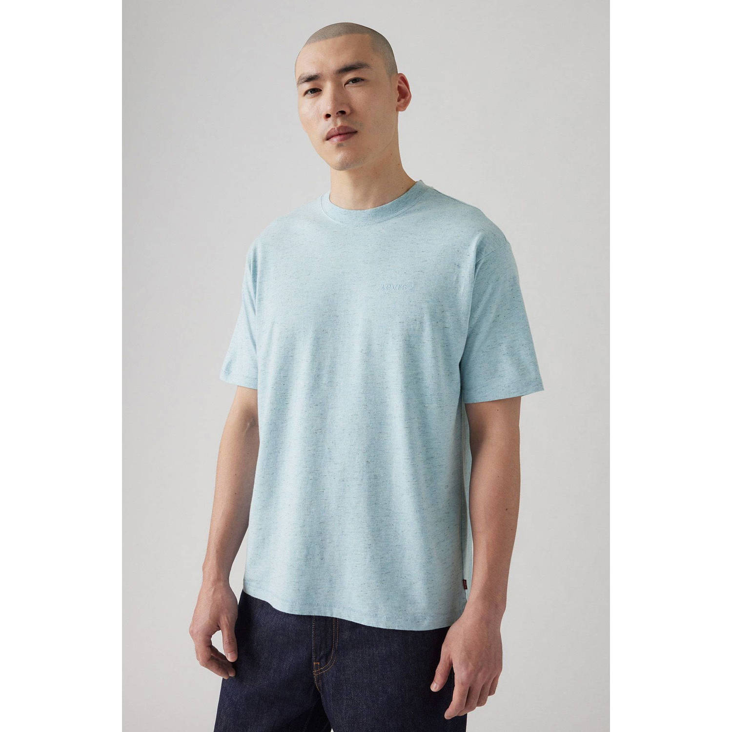 Levi's T-shirt lichtblauw
