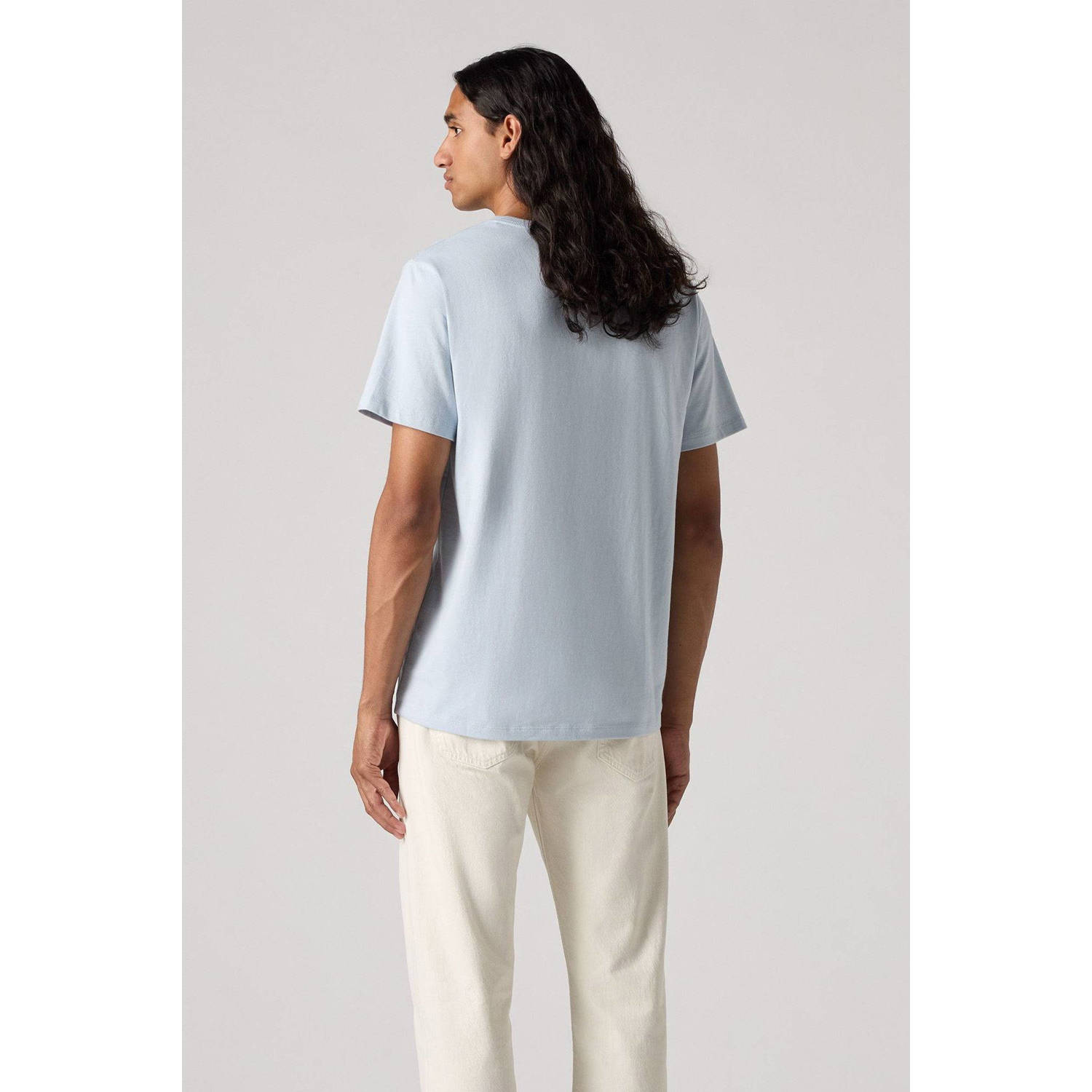 Levi's T-shirt lichtblauw