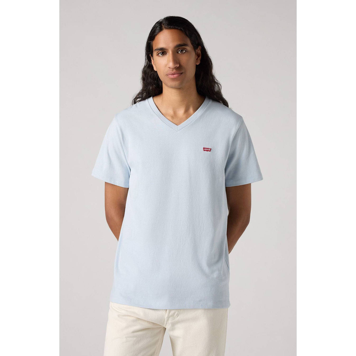 Levi's T-shirt lichtblauw