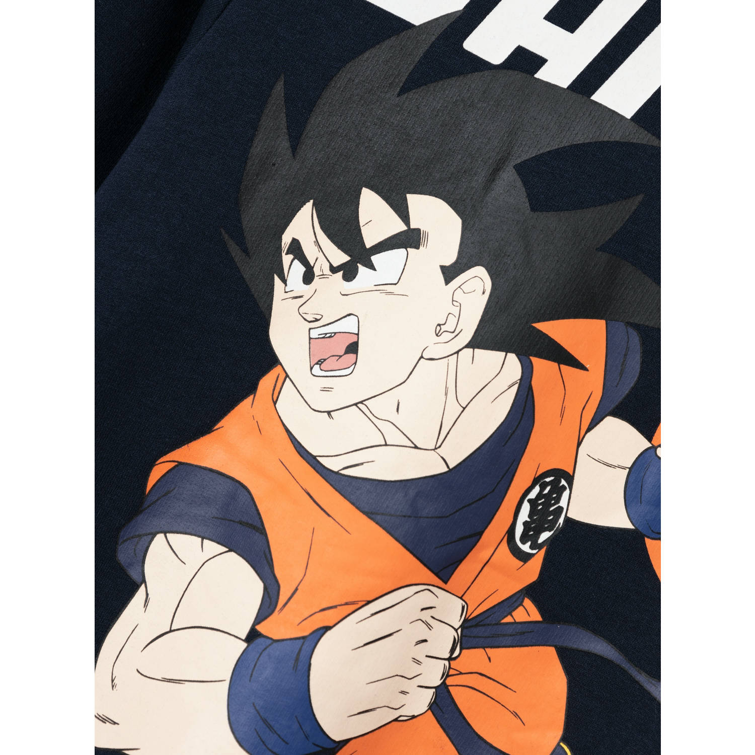 NAME IT KIDS Dragonball hoodie NKMJAM donkerblauw oranje