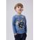 NAME IT MINI longsleeve NMMJATZY met printopdruk blauw