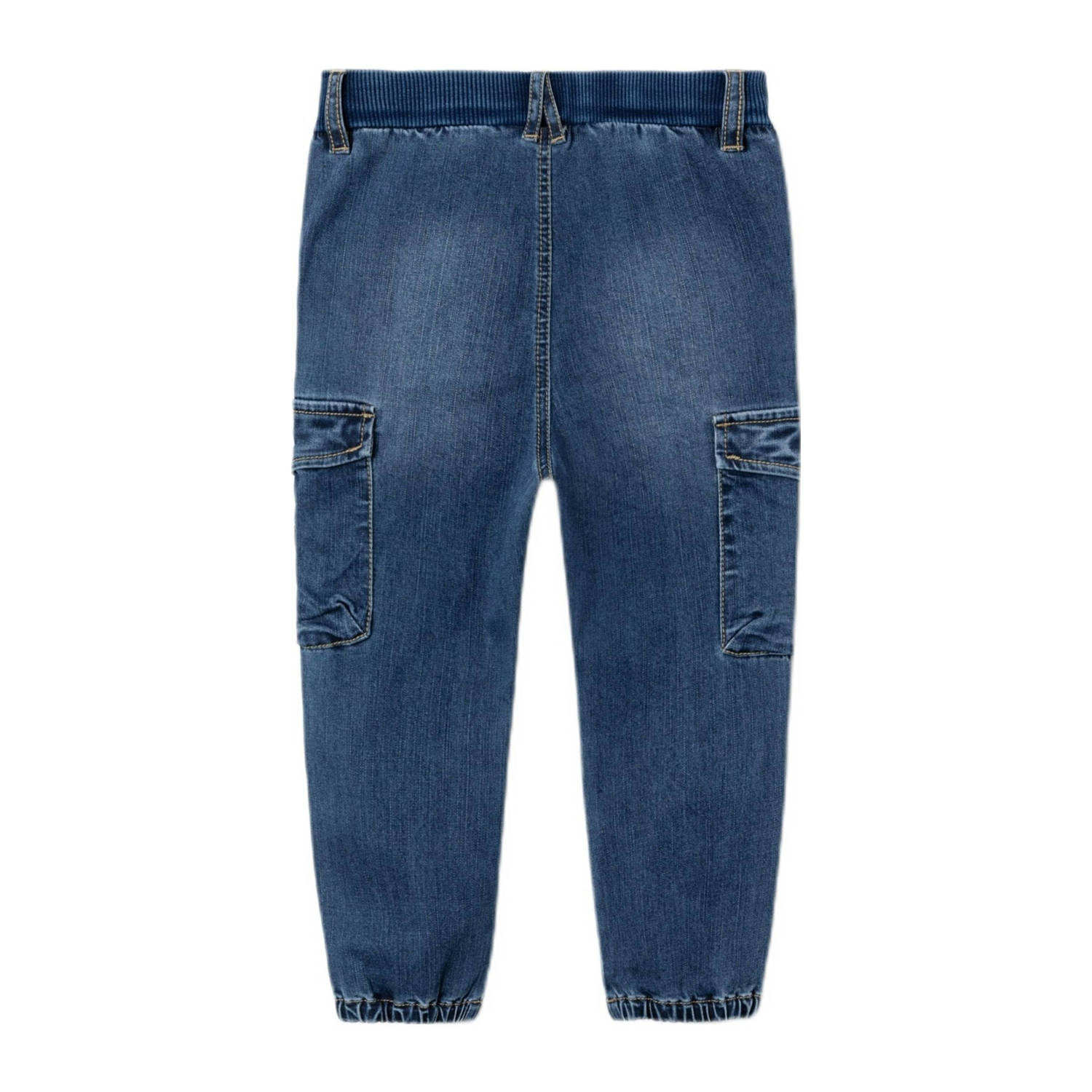 NAME IT MINI baby loose fit jeans NMMBEN dark blue denim