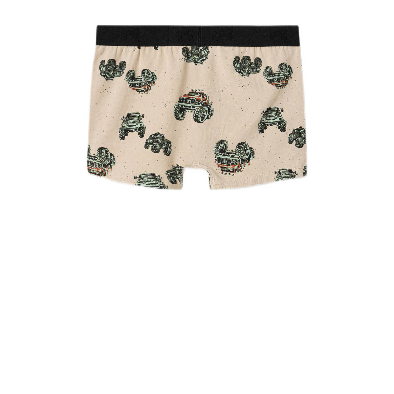 NAME IT KIDS boxer NKMBOXER set van 3 beige groen zwart