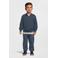 NAME IT MINI gestreepte longsleeve NMNBANI ecru/taupe