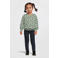 NAME IT MINI sweater met vlinderprint - groen