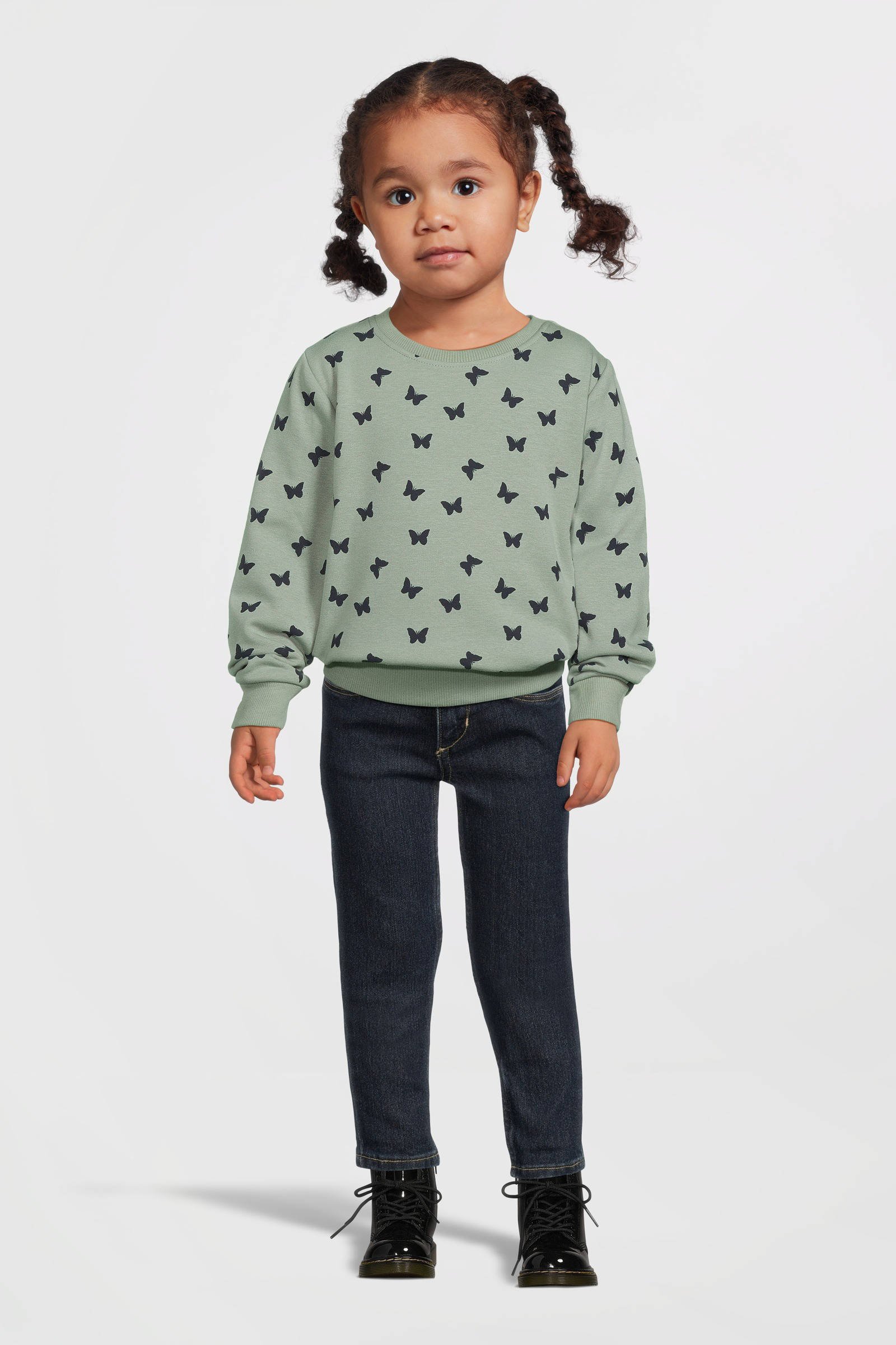 NAME IT Nmfdavina Ls Sweat Fleece Bru Noos Polaire Fille