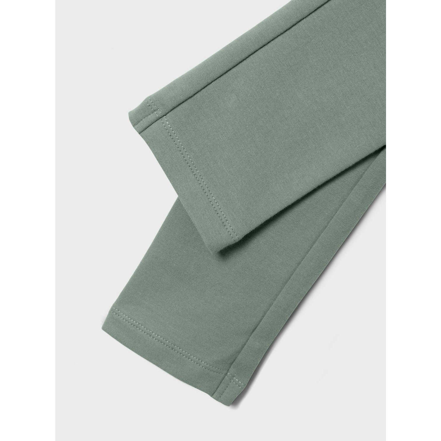 NAME IT KIDS gemêleerde legging NKFDAVINA groen