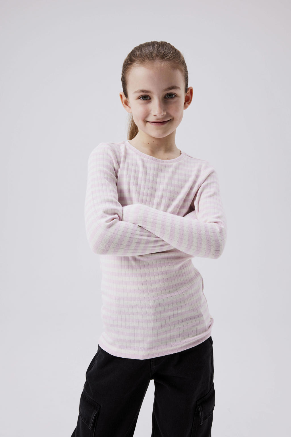 NAME IT KIDS gestreepte longsleeve NKFSURAJA