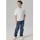 NAME IT KIDS straight leg jeans NKMRYAN dark blue denim
