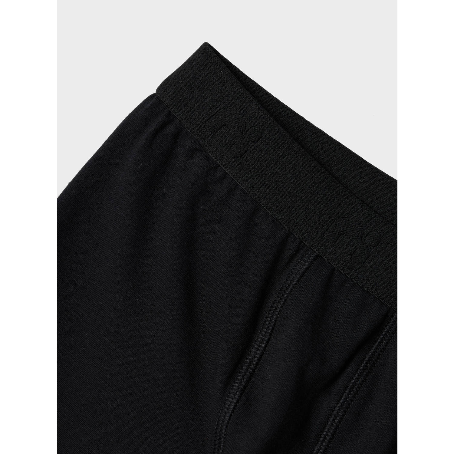 NAME IT KIDS boxershort NKMBOXER set van 3 zwart