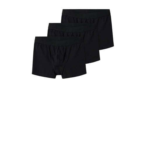 NAME IT KIDS boxershort NKMBOXER - set van 3 zwart afbeelding