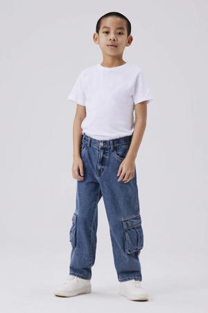 straight fit jeans NKMRYAN medium blue denim
