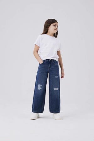 wide leg jeans NKFROSE dark blue denim