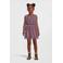 NAME IT KIDS semi-transparante jurk aubergine