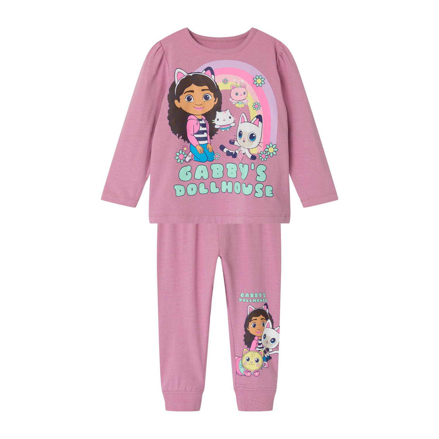 Name It Pyjama NMFSABA GABBY LS NIGHTSET NOOS SKY (set 2-delig)