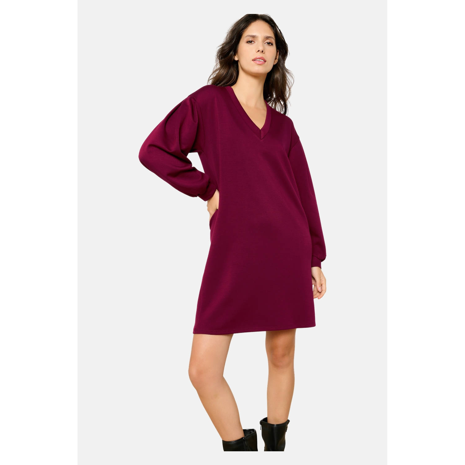 LOLALIZA sweatjurk rood
