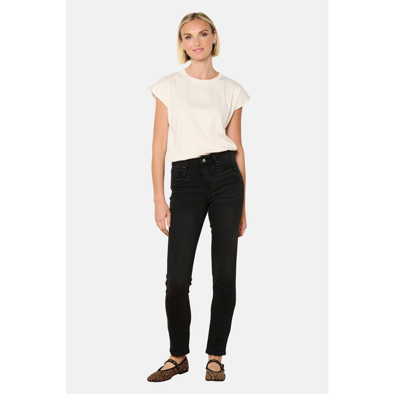 LOLALIZA skinny jeans black denim