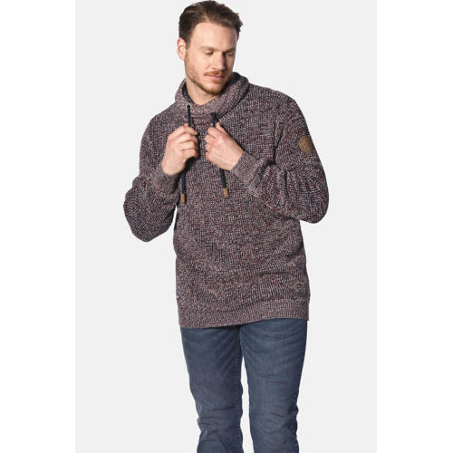 Jan Vanderstorm +FIT Collectie gebreide trui LARNO donkerrood afbeelding