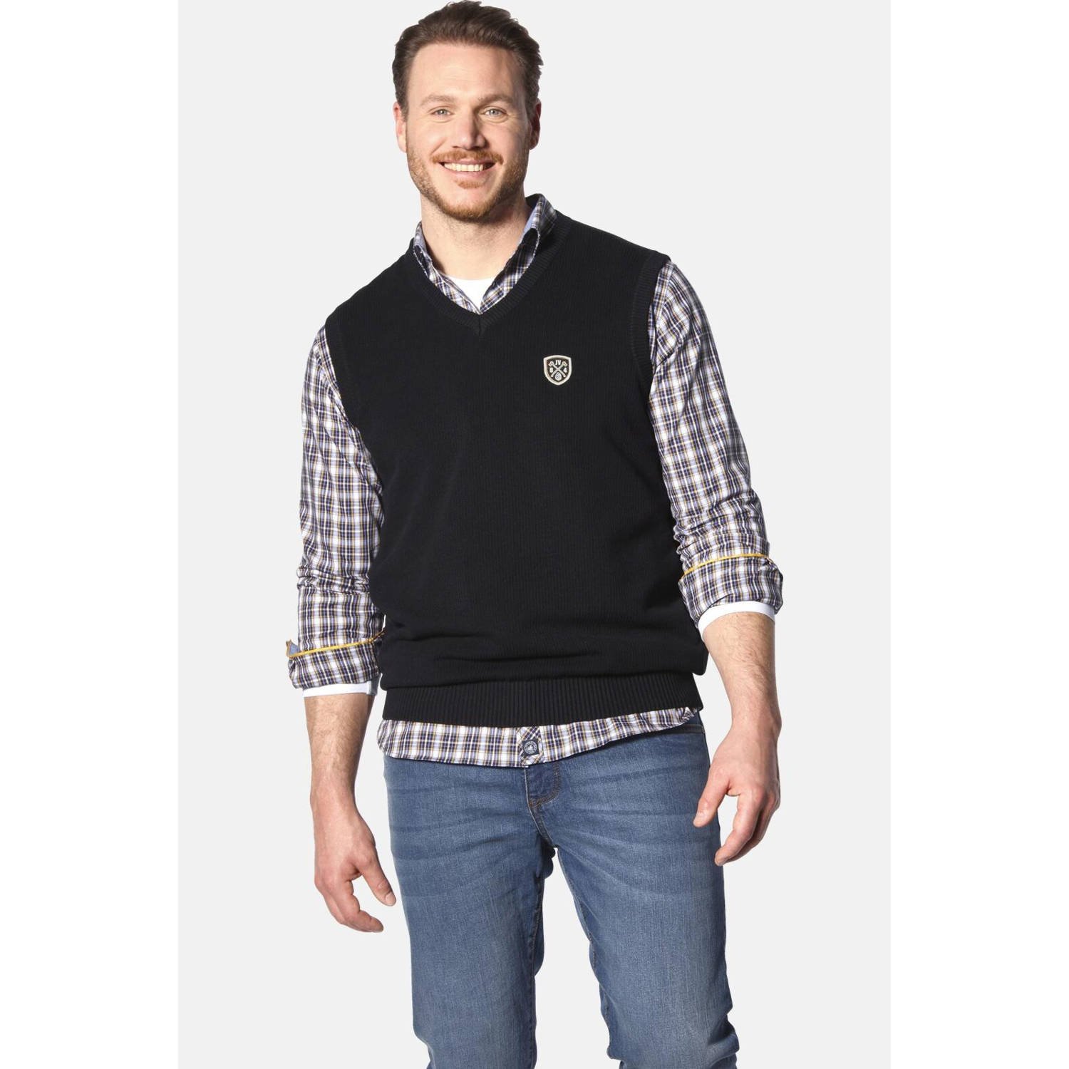 Jan Vanderstorm +FIT Collectie spencer SKORLAN zwart