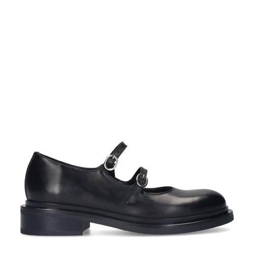 Sacha leren Mary Jane loafers zwart afbeelding