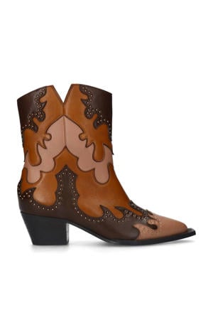 leren cowboylaarzen bruin