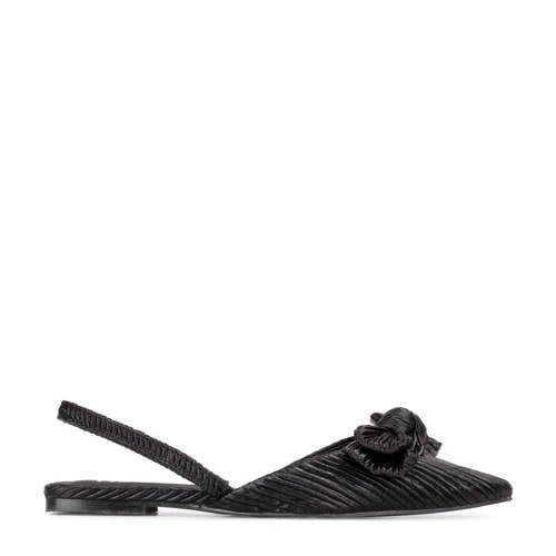 POSH by Poelman slingback loafers zwart afbeelding