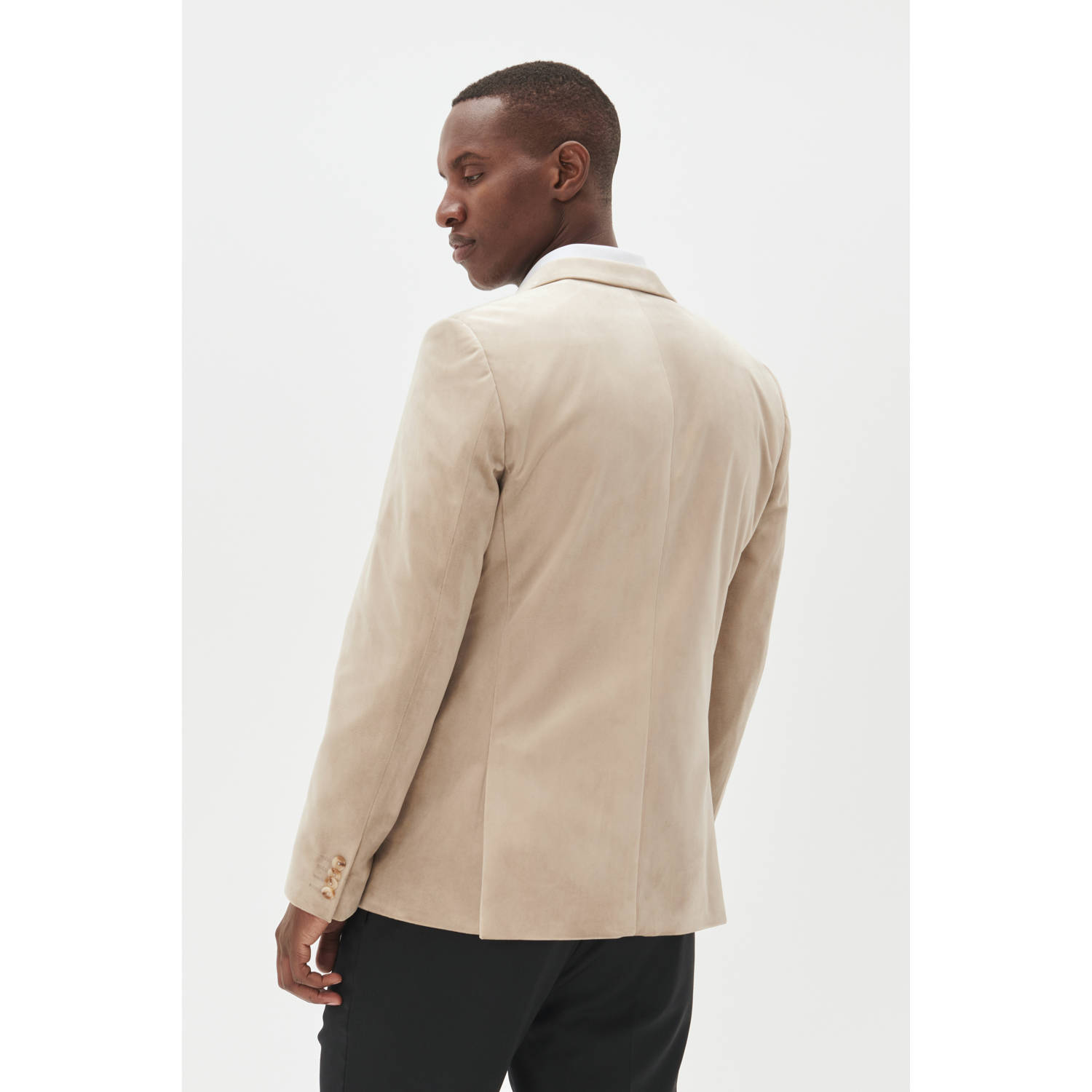 Matinique fluwelen colbert MAgeorge F Plaza Taupe