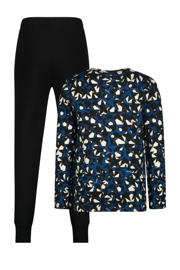 thumbnail: Vingino   pyjama Warz met all over print zwart/blauw